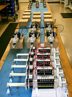 Completed Ad-Tech CCI custom din rail assembly